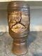 Vintage Mid Century Brutalist Pottery Sculpture Vase 12 Tall