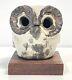 Vintage Mid Century Jarl Hesselbarth Modernist Studio Art Pottery Owl Sculpture