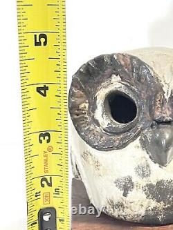 Vintage Mid Century Jarl Hesselbarth Modernist Studio Art Pottery Owl Sculpture