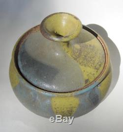 Vintage Mid-Century Joel Edwards NY CA Studio Art Pottery Stoneware Pot Voulkos