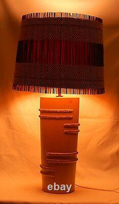 Vintage Mid-Century Modern 1950s Rita Sargen Chicago Studio Pottery Table Lamp