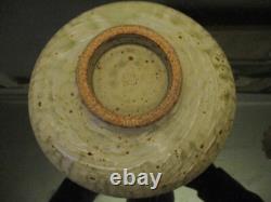 Vintage Mid Century Modern Bowl Studio Art Pottery 8-1/4 Bowl Chop Mark Signed