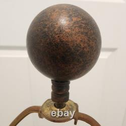 Vintage Mid-Century Modern Brutalist Studio Pottery Ceramic Table Lamp Lg Scale