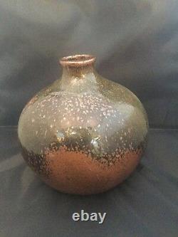 Vintage Mid Century Modern Cleveland Ohio Studio Pottery Signed Evans'67