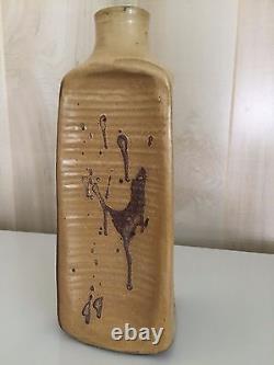 Vintage Mid Century Modern Edna Arnow Chicago Studio Art Pottery Vase Signed