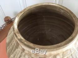 Vintage Mid Century Modern Hand Made signed Studio Pottery Planter/Large Planter