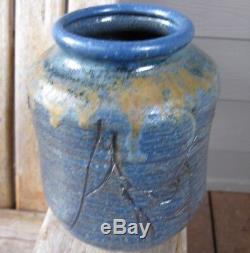 Vintage Mid Century Modern John Loree Tortured Brutalist Studio Pottery Vase