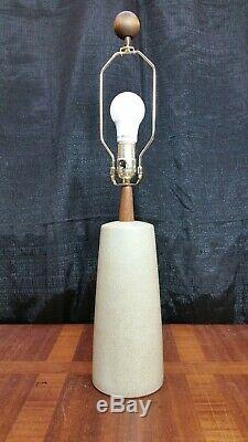 Vintage Mid Century Modern Martz / Marshall Studio Pottery Table Lamp MCM