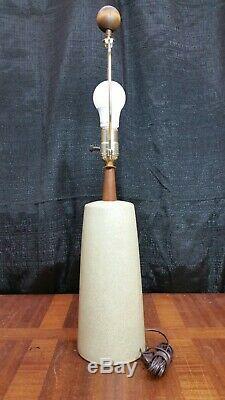 Vintage Mid Century Modern Martz / Marshall Studio Pottery Table Lamp MCM