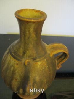 Vintage Mid Century Modern Studio Art Pottery Drippy Vase Jack Doherty Leach Era