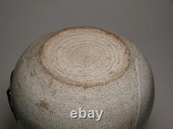 Vintage Mid Century Modern Studio Art Pottery Vase Drip Glaze Signed VAM Ex