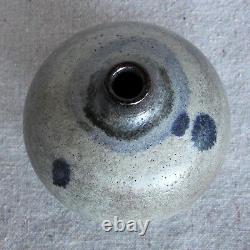 Vintage Mid Century Modern Studio Pottery Bud Vase Paul Volckening Signed 4