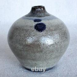 Vintage Mid Century Modern Studio Pottery Bud Vase Paul Volckening Signed 4