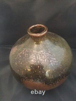 Vintage Mid Century Modern Studio Pottery Cleveland Ohio Signed Evans'67
