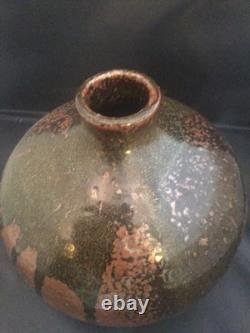 Vintage Mid Century Modern Studio Pottery Cleveland Ohio Signed Evans'67