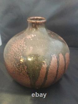 Vintage Mid Century Modern Studio Pottery Cleveland Ohio Signed Evans'67