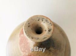 Vintage Mid Century Modern Studio Pottery Large Ceramic Drip Glaze Vase