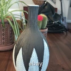 Vintage Mid Century Modern Studio Pottery Vase Signed Anna Lisa Thomson Sweden