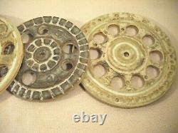 Vintage Mid Century Studio Art Pottery Ceramic'Cogs / Wheels'' Wall Plaque