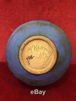 Vintage Mid Century Studio Pottery Sculpture Signed McKeown 1975