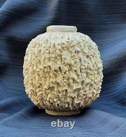 Vintage Midcentury Rorstrand Sweden By Gunner Nylund Chamotte Vase, White