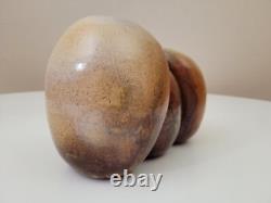 Vintage Modern Sasha MAKOVKIN Studio Art Pottery Triple Vase California USA
