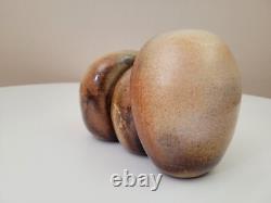 Vintage Modern Sasha MAKOVKIN Studio Art Pottery Triple Vase California USA