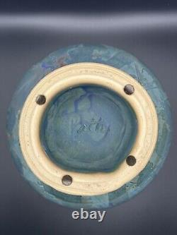 Vintage Modernist Studio Art Hodaka Pottery Bowl Mid Century Modern Signed Patty