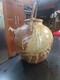Vintage Monumental Studio Pottery Teapot Oversized 12.5 Signed Wabi Sabi