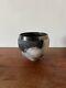 Vintage Nancee Meeker Pottery Raku Pit Fired Hand Carved Bowl