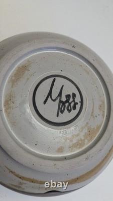 Vintage Neil Owen Moss Signed Studio Pottery Stoneware