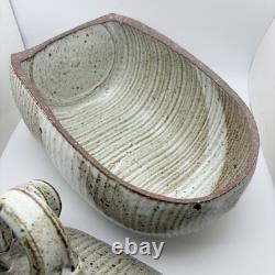 Vintage Paul Anthony Studio Pottery Chicken Cooker Sculptural Casserole Dish