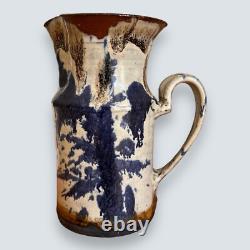 Vintage Paul Volckening Mid Century Modern Studio Pottery Vase Pitcher 1960s MCM