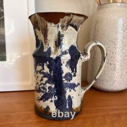 Vintage Paul Volckening Mid Century Modern Studio Pottery Vase Pitcher 1960s MCM