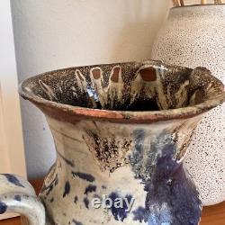 Vintage Paul Volckening Mid Century Modern Studio Pottery Vase Pitcher 1960s MCM