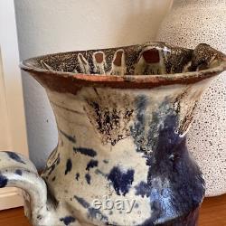 Vintage Paul Volckening Mid Century Modern Studio Pottery Vase Pitcher 1960s MCM
