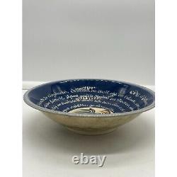 Vintage Perry Port Gaelic Studio Pottery Bowl The Lord's Prayer Scotland