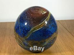 Vintage Peter Layton British Studio Art Glass Signed And Dated 1996