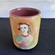 Vintage Polia Pillin California Studio Art Pottery Figural Ceramic Vase Cup MCM