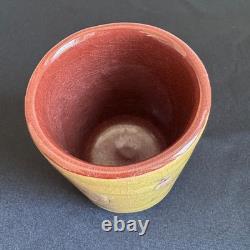 Vintage Polia Pillin California Studio Art Pottery Figural Ceramic Vase Cup MCM