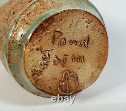 Vintage Pond Farm California Hand Thrown Studio Art Pottery Vase Wildenhain