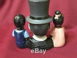 Vintage Pottery Madison Ceramic Arts Studio Abe Lincoln Salt And Pepper Shakers