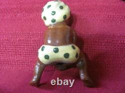 Vintage Pottery Madison Ceramic Arts Studio S & P Shakers Boy On Crocodile