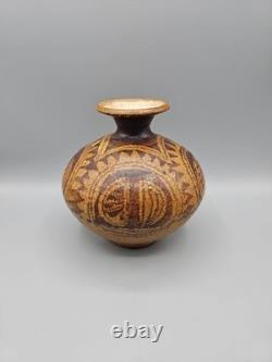 Vintage Pottery Shack Vase By Rita Singleton Abstract Brutalist