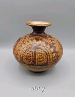 Vintage Pottery Shack Vase By Rita Singleton Abstract Brutalist