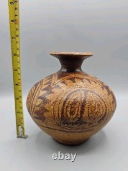 Vintage Pottery Shack Vase By Rita Singleton Abstract Brutalist