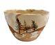 Vintage Pottery Studio Art Brigitte HaagSouthwestern Bowl Handmade 4 Tall
