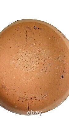 Vintage Pottery Studio Art Brigitte HaagSouthwestern Bowl Handmade 4 Tall