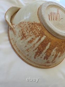 Vintage Pottery Studio MH Mason Holder Stoneware Cottagecore Home Decor