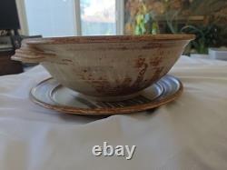 Vintage Pottery Studio MH Mason Holder Stoneware Cottagecore Home Decor